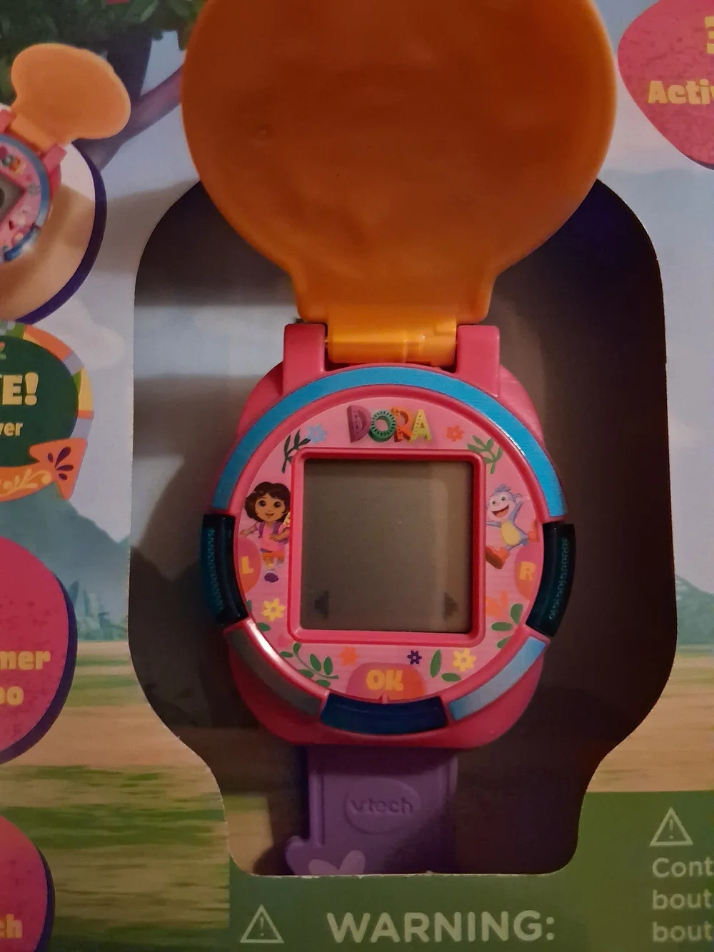 VTech Dora Time for Learning Adventure Watch - Yellow and Pink